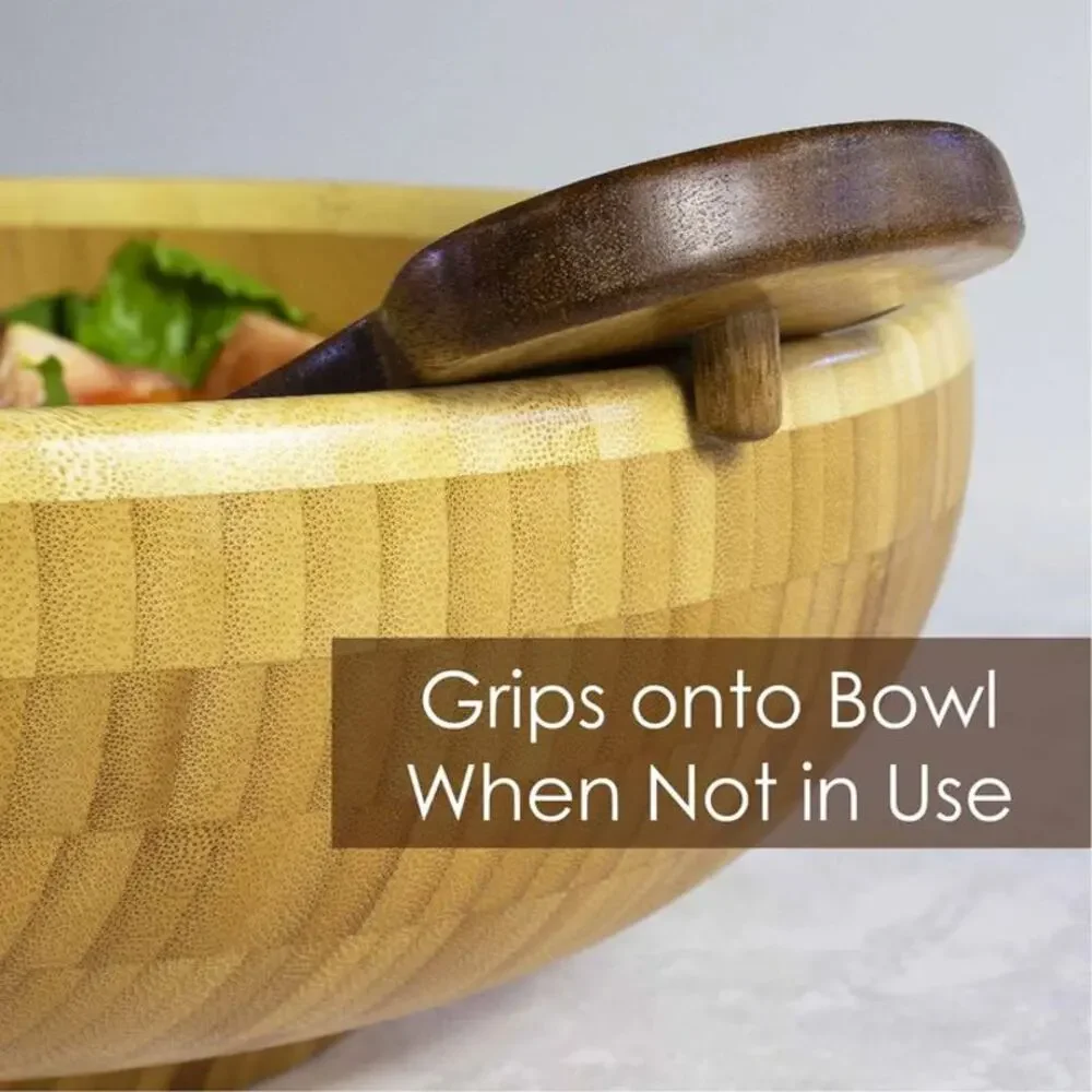 Totally Bamboo Salad Hands Salad Serving Set
